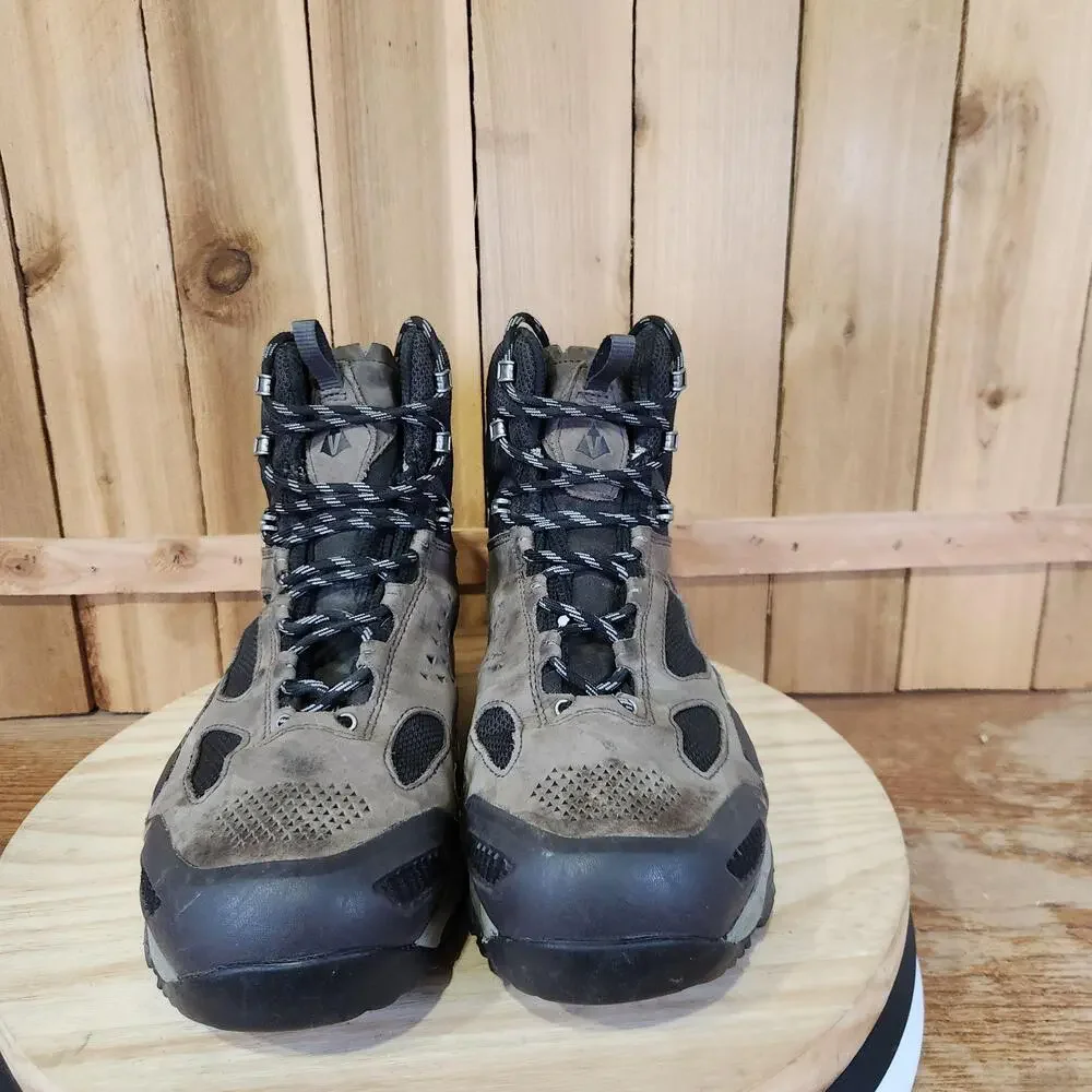 Vasque Breeze AT Mid GTX Boots Mens 12 W Brown Waterproof Vibram Hiking Outdoor